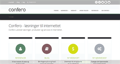 Desktop Screenshot of confero.dk
