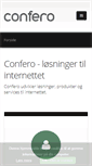 Mobile Screenshot of confero.dk