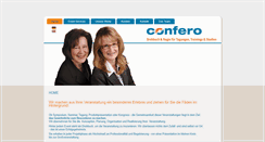 Desktop Screenshot of confero.at